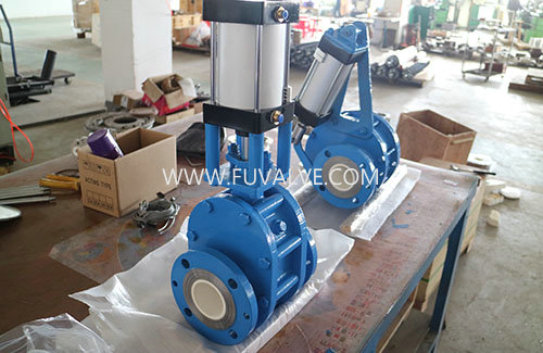 ceramic lined double disc gate valve