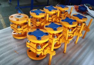 Valvola a sfera rivestita in FEP