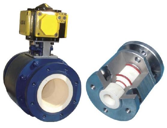 Ceramic valve for Powder Pneumatic Conveying