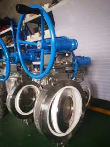 Full lined ceramic butterfly valve for Nickel slurry