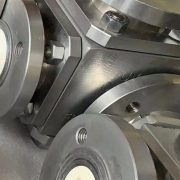 pneumatic 3-way ceramic ball valve 2