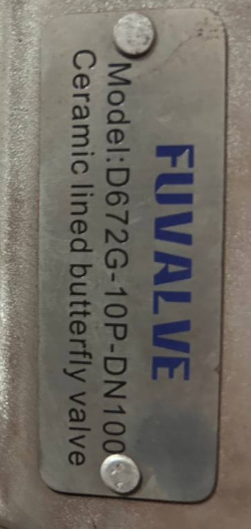 VÁLVULA BORBOLETA CERÂMICA FUVALVE