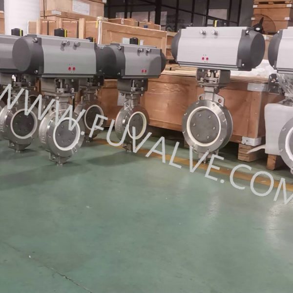 耐摩耗性ハードシールバタフライバルブ (2)