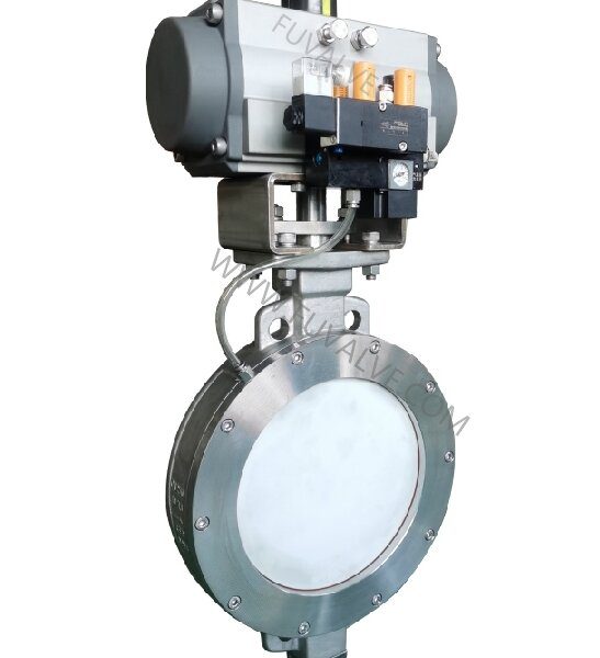Pneumatic inflatable seated butterfly valve
